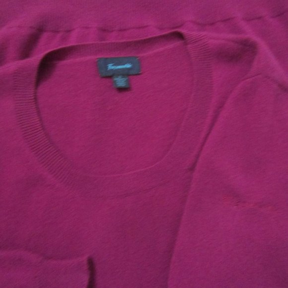 CASHMERE Sweater Jumper Pullover Violet Purple French Luxury - Picture 12 of 12